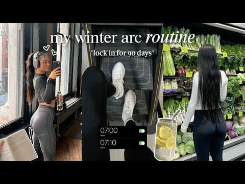 winter arc vlog | my *productive* routine to LOCK IN, be disciplined, and level up by 2025 ✨