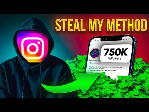 I BLEW UP a Faceless INSTAGRAM to Prove it's NOT Luck (and made $50K)