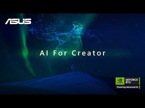 ASUS GeForce RTX 40 cards unleash AI, video editing and 3D design