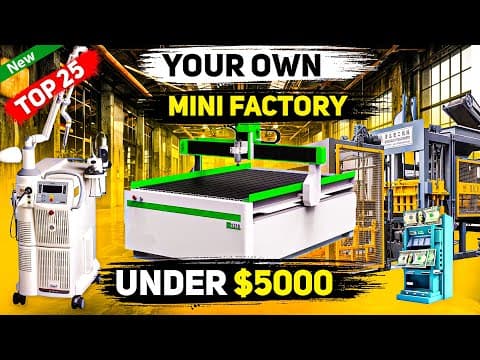 25 Business Machines You can Buy from Amazon to Make Money! 25 mini manufacturing business ideas