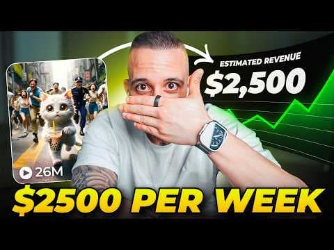 Laziest Way to Make Money Online for Beginners WITHOUT doing any work ($2500/WEEK)