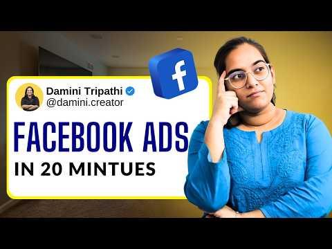 Facebook Ads Crash Course 2024 FREE 🔥| Learn In 20 Minutes ☝️