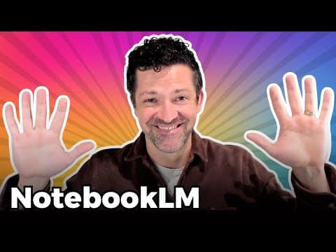 10 Ways To Use NotebookLM, in Less Than 10 Minutes