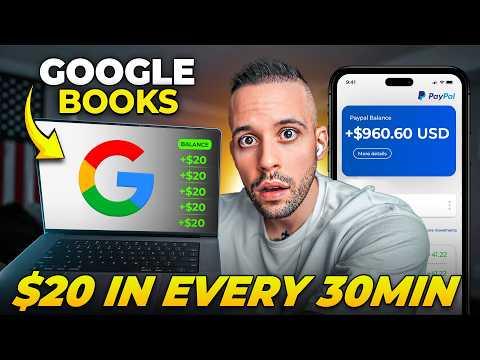 Passive Income: Get Paid $960 Per Day With Google Books Using AI