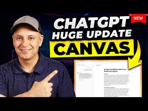 ChatGPT Just Changed How You'll Write and Code - Introducing Canvas