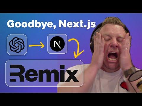 Why did OpenAI move from Next.js to Remix?