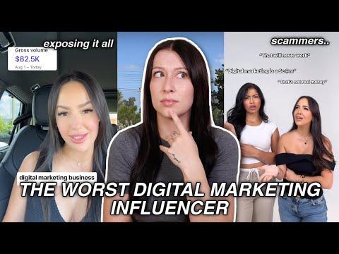 The WORST Digital Marketing Influencer.. Scammer Alert?