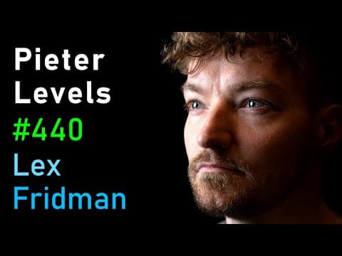 Pieter Levels: Programming, Viral AI Startups, and Digital Nomad Life | Lex Fridman Podcast #440