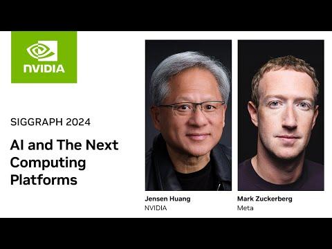 AI and The Next Computing Platforms With Jensen Huang and Mark Zuckerberg