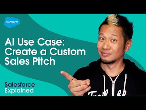 How To Use AI To Find TOP Sales Leads & Create Custom Pitches | Salesforce AI Use Case