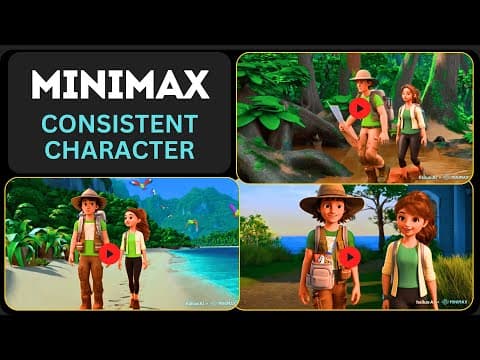 FREE CONSISTENT Character MiniMax Text To Video Ai