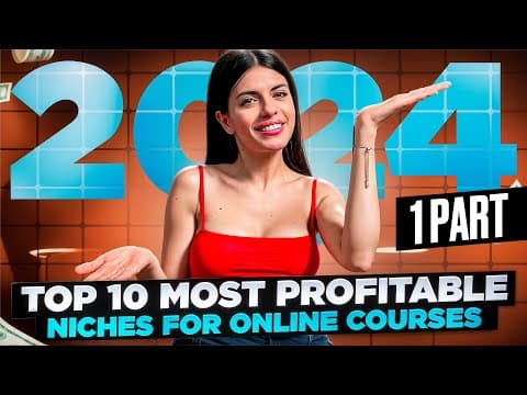 Most Profitable Niches for Online Courses in 2024